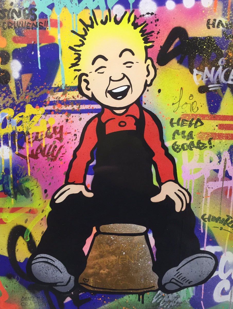 Oor Wullie’s On The Wall! Or he will be next month when we reopen!