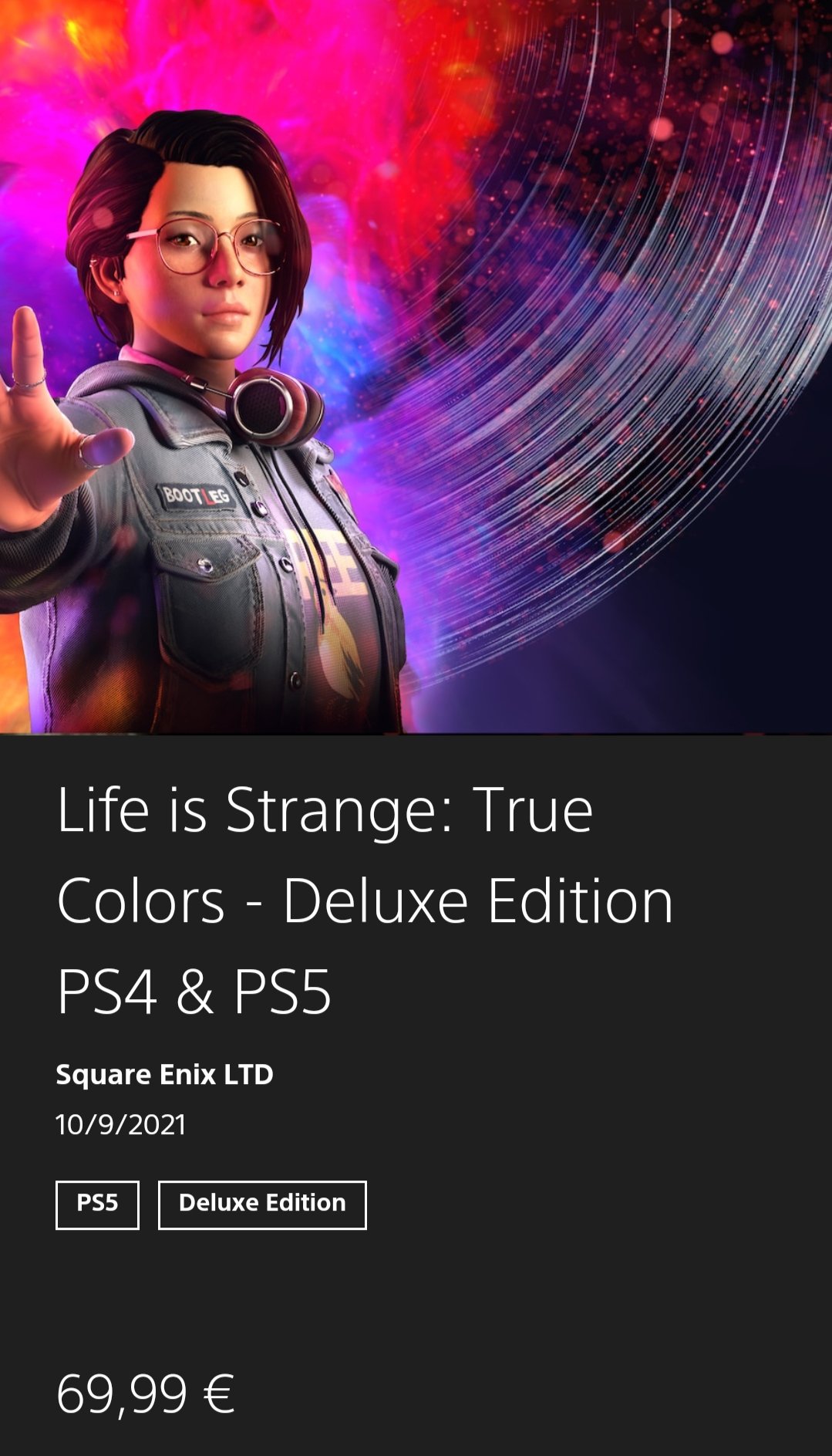 Life is Strange: True Colors - Deluxe Edition PS4 & PS5