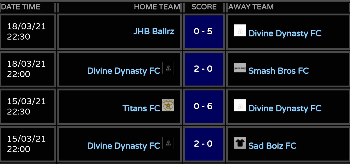 Divine Dynasty FC tweet media