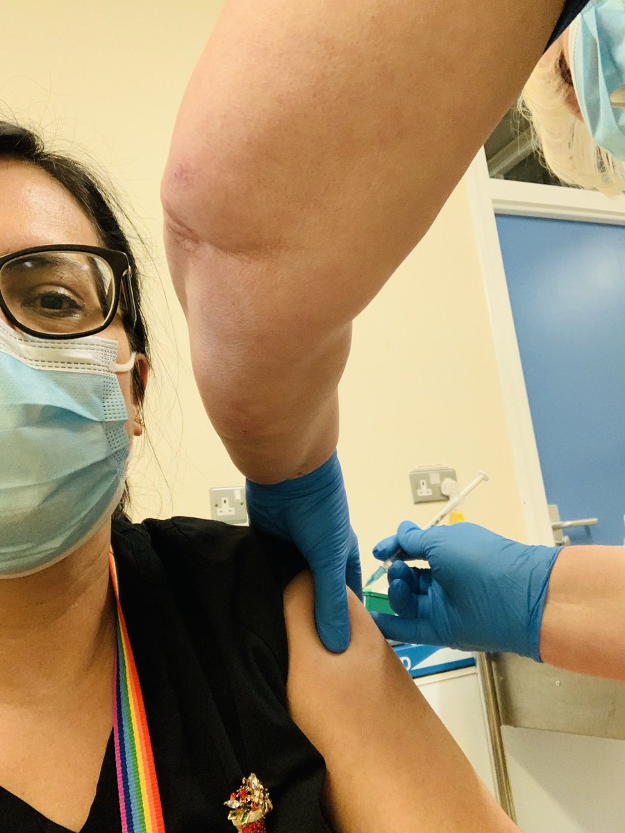 myobstetrician's tweet photo. 2 #isthemagicnumber #covidvaccination #getvaccinated it’s safe ... let’s get any party started... thanks to @WHHNHS https://t.co/TYq772AI1K