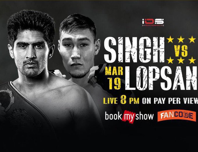 vineetkumar_s's tweet photo. King of the the ring @boxervijender is back after an year.
Ring is set for Indian lion against #Russian boxer #Lopsan .
TONIGHT at 8:00pm
Best of luck for your fight bro 👊
Live fight on @bookmyshow and @FanCode
#BattleOnShip #SinghvsLopsan ❤️ https://t.co/Nm7dgVjgJi
