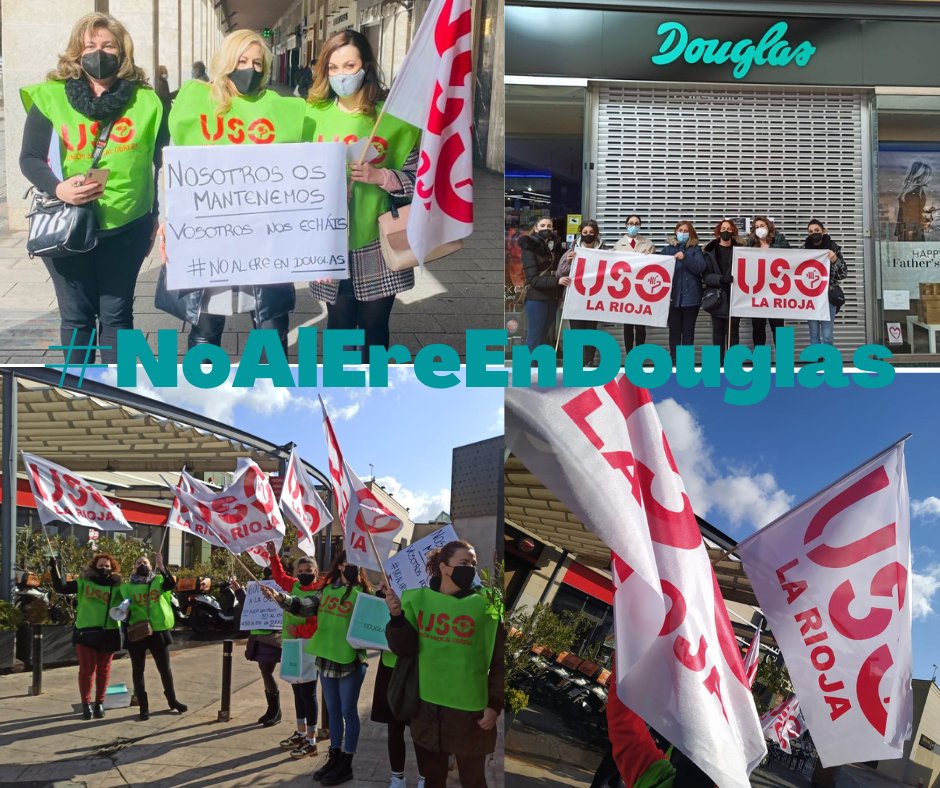 USORioja's tweet photo. Tras dos jornadas de huelga con buen seguimiento en #Logroño, hoy finaliza el periodo de consultas del #ERE. Suerte compañer@s, estamos con vosotr@s💪.
@USORioja @fiusorioja @feusolarioja @USO_Servicios @USOConfe https://t.co/y2TbSuRKRc