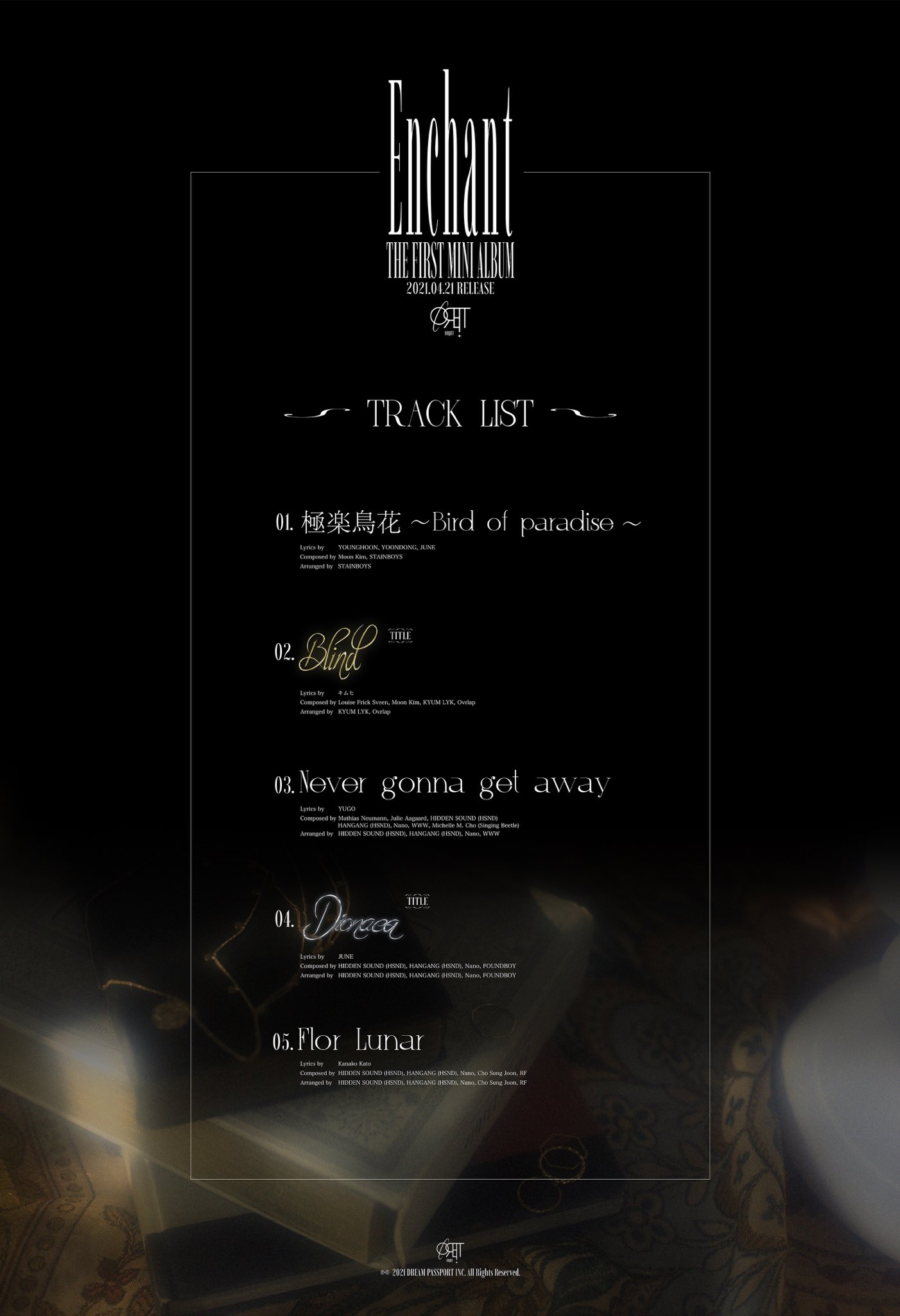 Orbit Official Orbit The First Mini Album Enchant Track List 21 04 21 Wed Release Orbit Earth Enchant T Co 0hahkpbwsj Twitter