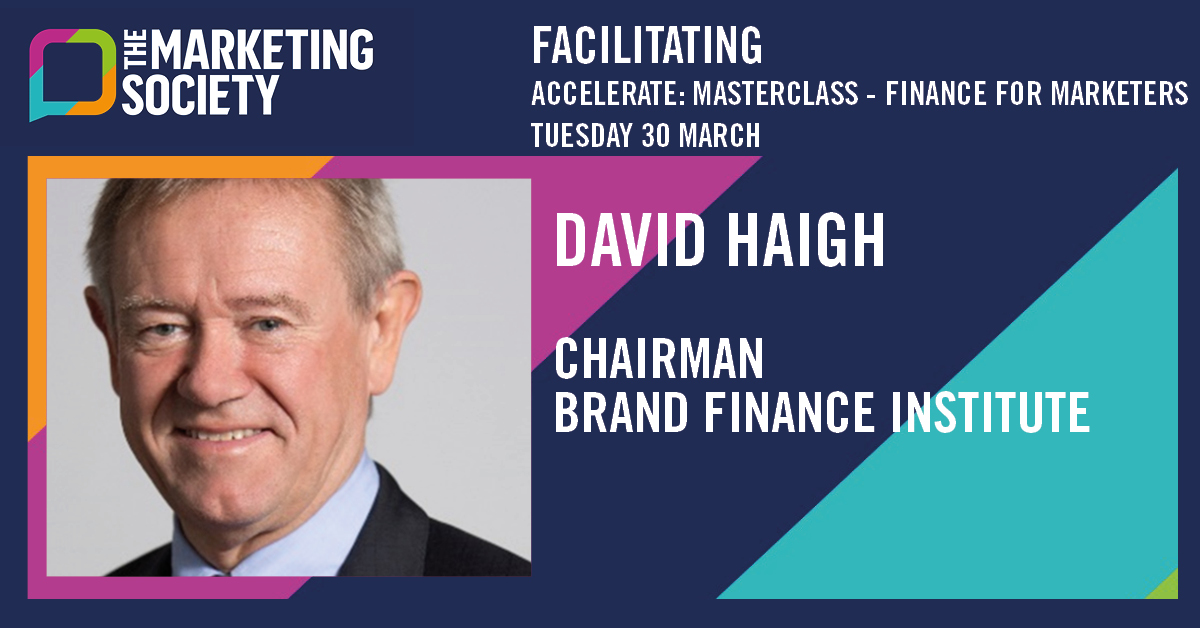 How can financial models be leveraged for post #COVID19 growth? Join @davidhaighbrand, CEO of Brand Finance, for the virtual masterclass with @TheMarketingSoc on 30 March. Book your place: marketingsociety.com/event/accelera…