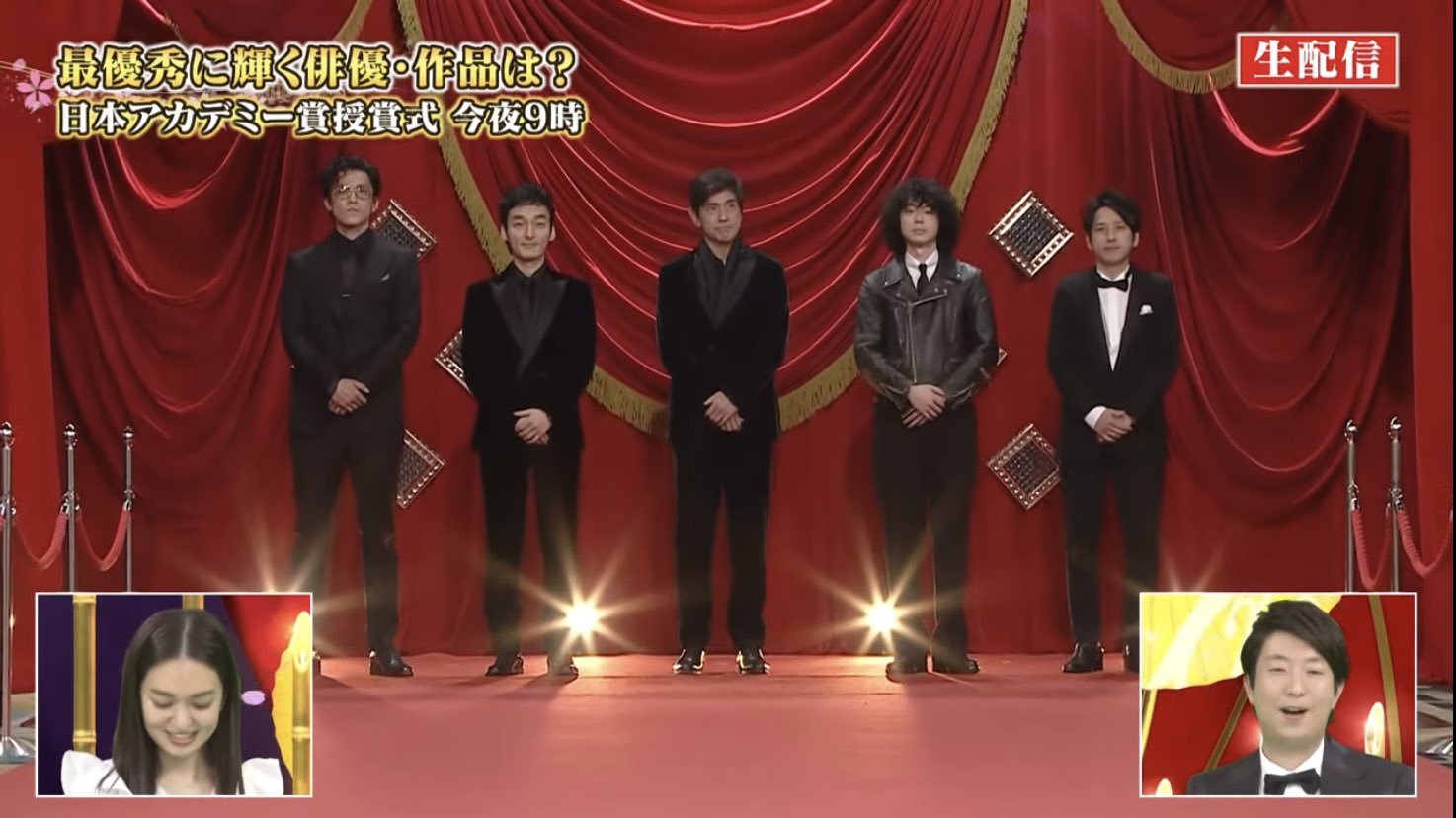 Taka 2年連続最優秀主演男優賞ノミネートで呼ばれ 1年目は最優秀主演男優賞 プレゼンターで4年連続日本アカデミー賞授賞式に参加なんて 凄すぎ 日本アカデミー44 優秀男優賞 菅田将暉 糸 T Co Venrvvl4dh Twitter