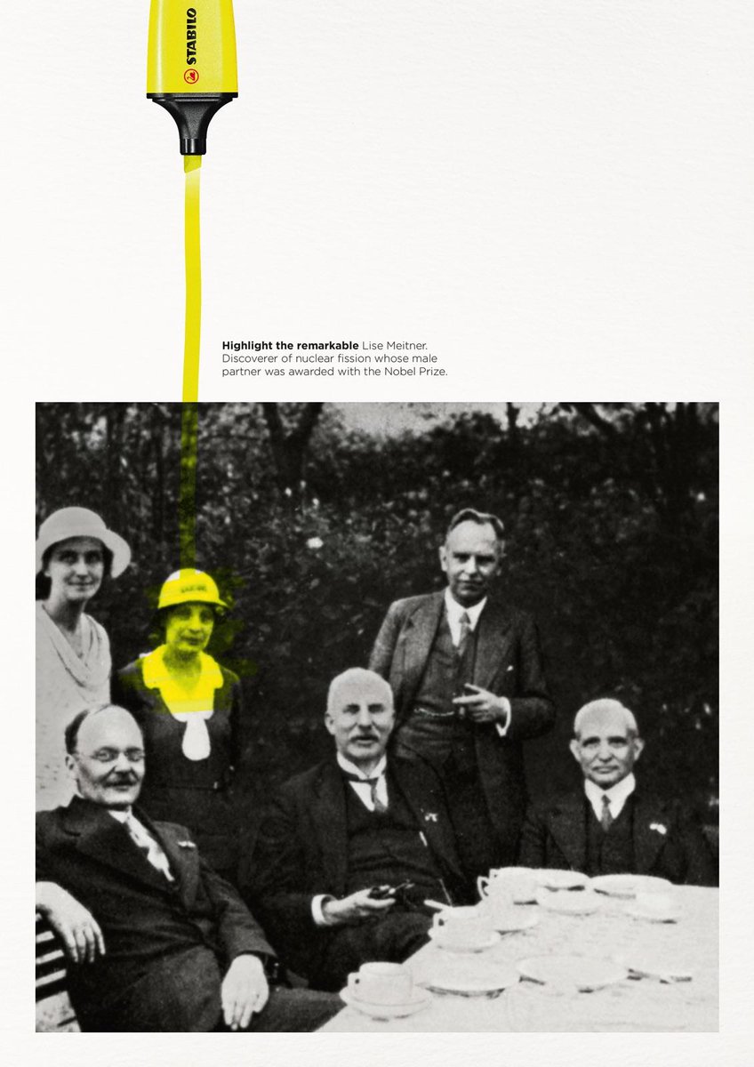 creapills's tweet photo. Retour sur cette brillante campagne de Stabilo (2018) qui célèbre les femmes de l'ombre avec créativité. Message fort, mise en avant intelligente du produit : du grand art ! https://t.co/jG1JYfdkeP