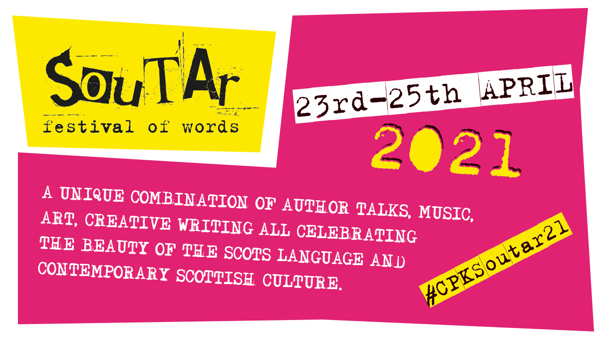 Have you heard? The Soutar Festival of Words is going online for 2021! Keep your eyes peeled for details coming soon of a cracking line-up! 👀

Sign up for our newsletter to stay up to date on new announcements: bit.ly/cpkemail

#cpksoutar21