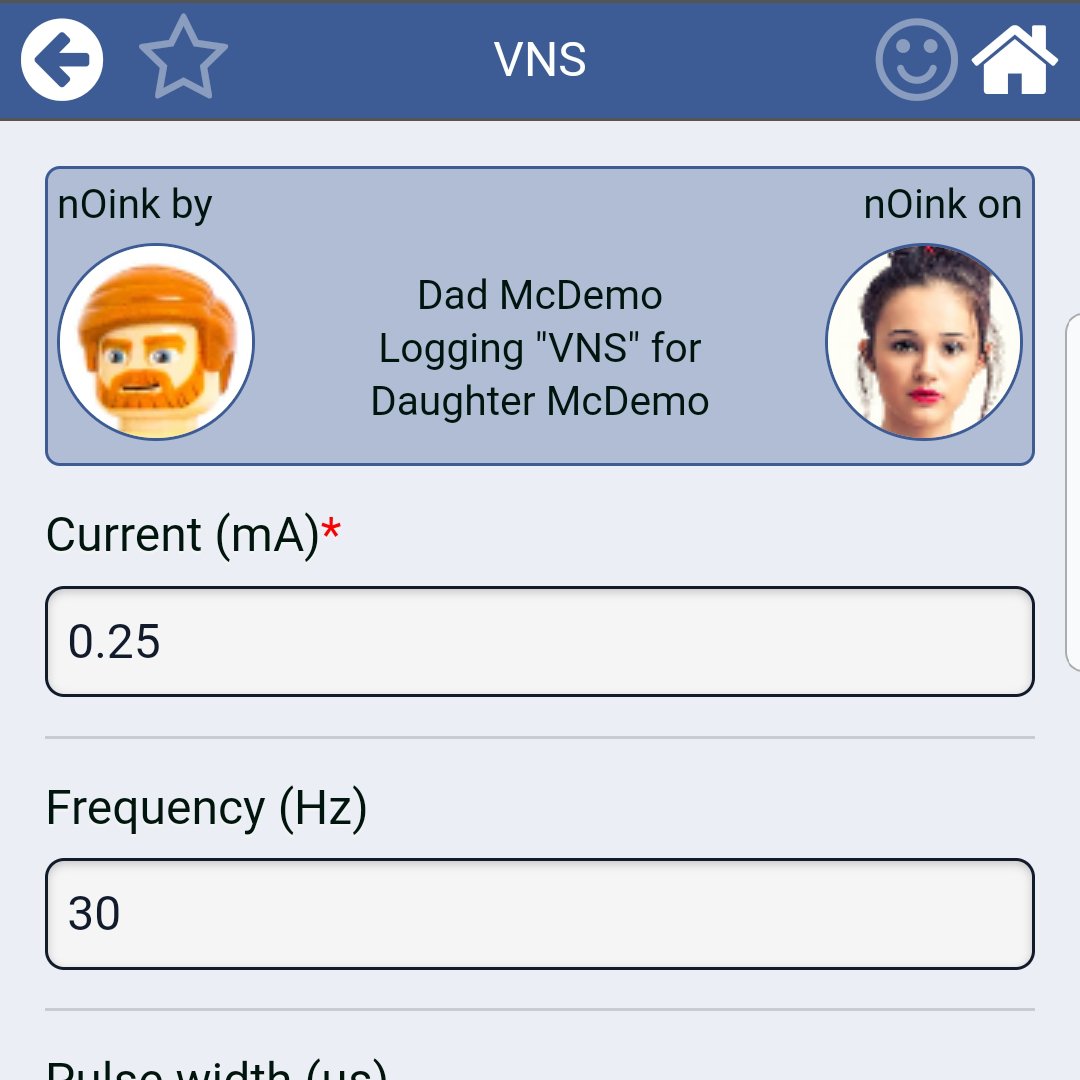 People with refractory epilepsy sometimes have a VNS generator implanted to help control seizures.  Some of our users wanted to monitor this objectively.   Of course we added this to the #epilepsy condition pack of #noink in a matter of hours.