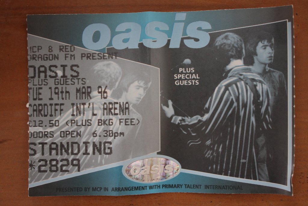 oasis Biblical Cardiff 1996 1st Night - メルカリ