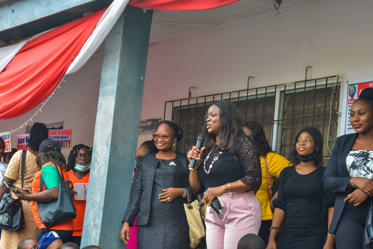 tutuoluwaseyi's tweet photo. The impactful School Outreach on 'Cyber Safety for Girls' at Christ Girls School Ado-Ekiti yesterday. Project initiated by @ekiti_MOjustice Cyber Crimes and Related Matters Unit @AGWalefapohunda
@ekitistategov #notosexting #notocyberbulling #notochildpornography #privacymatters https://t.co/OARUM7XcSe