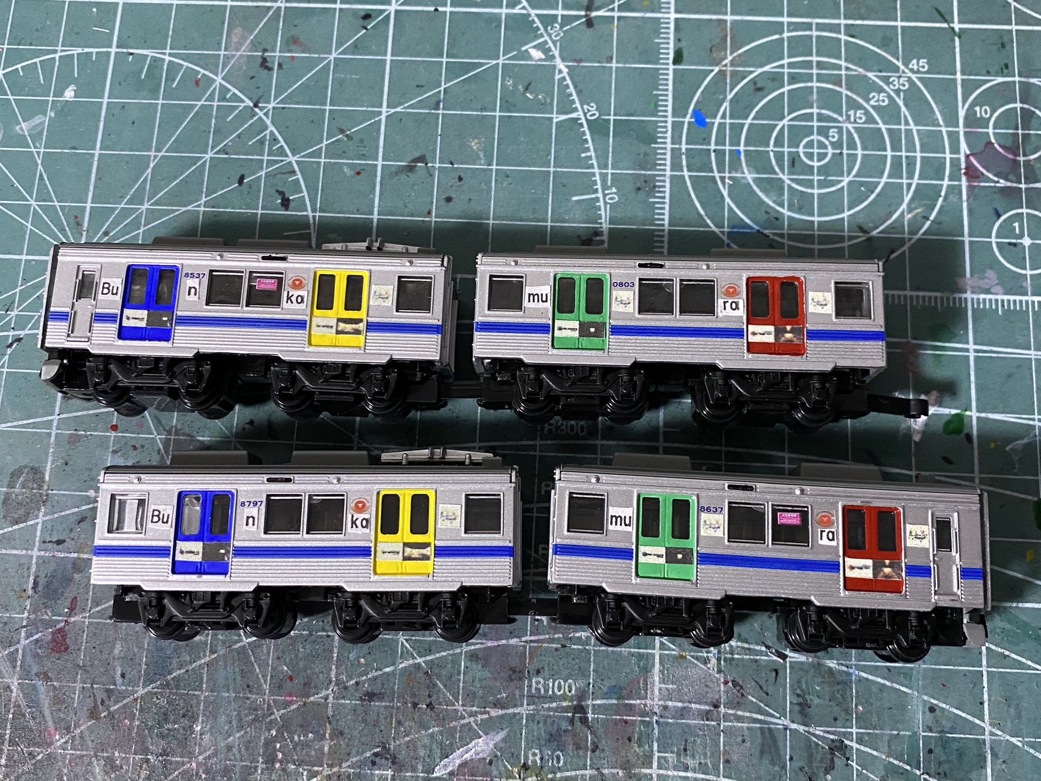・Bトレ・東急8500系（田園都市線）10両フル編成 Nゲージ・鉄道模型『東急8500系・田園都市線』10両編成の走行