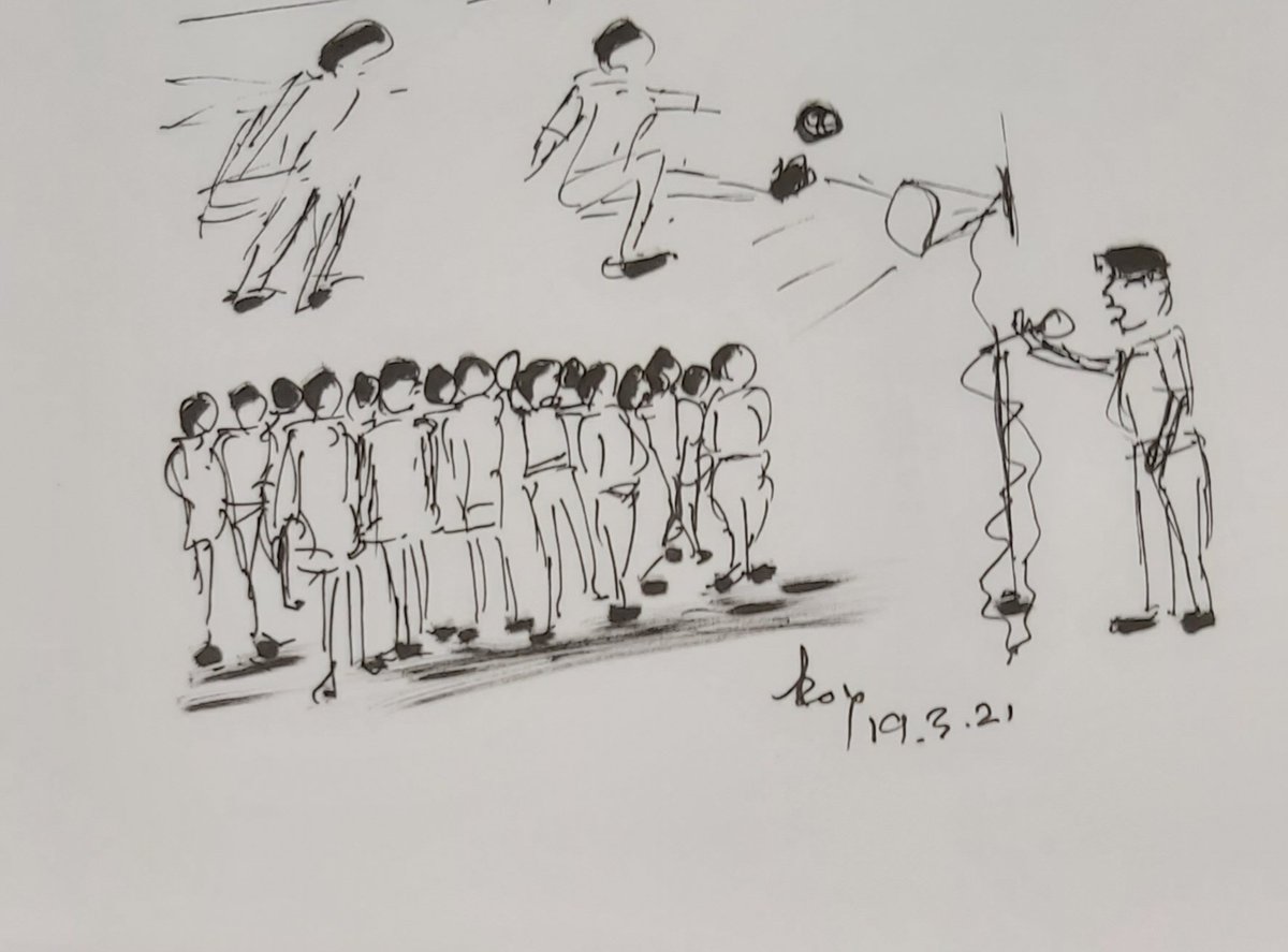 samaranand's tweet photo. Khela hobey! #KhelaHobe #KhelaTohHobe #sketch #snroy #samarendra #kolkata https://t.co/iz4oKwEWve