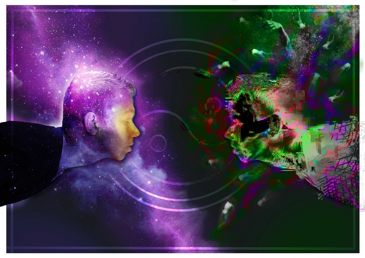 PsykedeliskF's tweet photo. "Making Bad Trips Good" spurred a great discussion at our journal club #14 yesterday. Illustration by our in-house artist BM. #psychedelics #narrative  https://t.co/TicNnM8y4z https://t.co/3zgKRfg99i