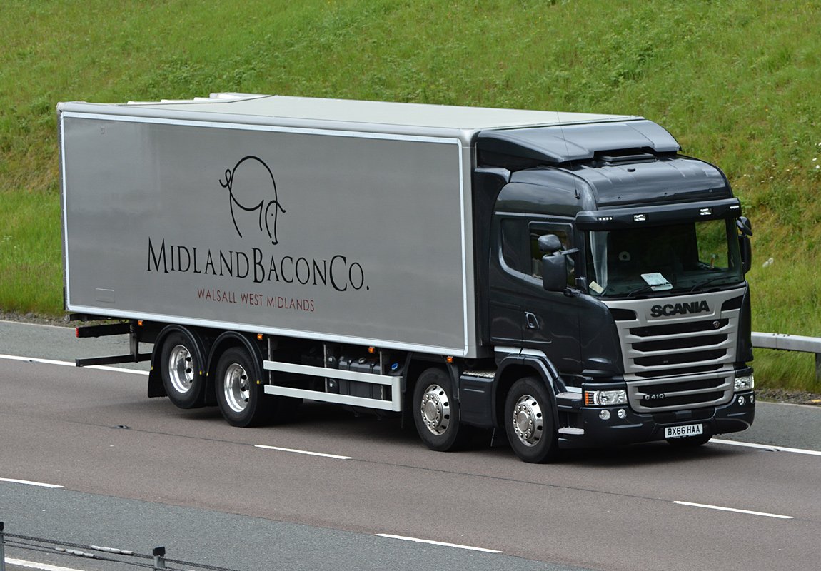 truck_tt's tweet photo. Fridge Friday and what a lovely rare beast from the Midland Bacon Company  @ScaniaUK @ScaniaGroup @keltruck @midlandbacon @TrucknDriver https://t.co/tLX0tMYfA6