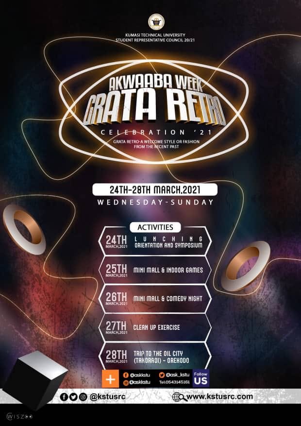 Activities for the long waited Akwaaba Week celebration. 🍾🍾
#KsTULive