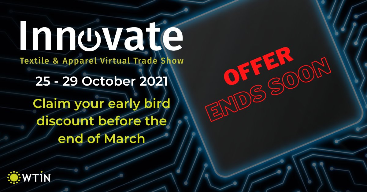 Time is running out to claim your early bird discount for #WTiNInnovate. The #virtualtradeshow is the perfect opportunity to showcase your innovations and developments to your global target audience and generate leads. Find out more about exhibiting at innovate.wtin.com