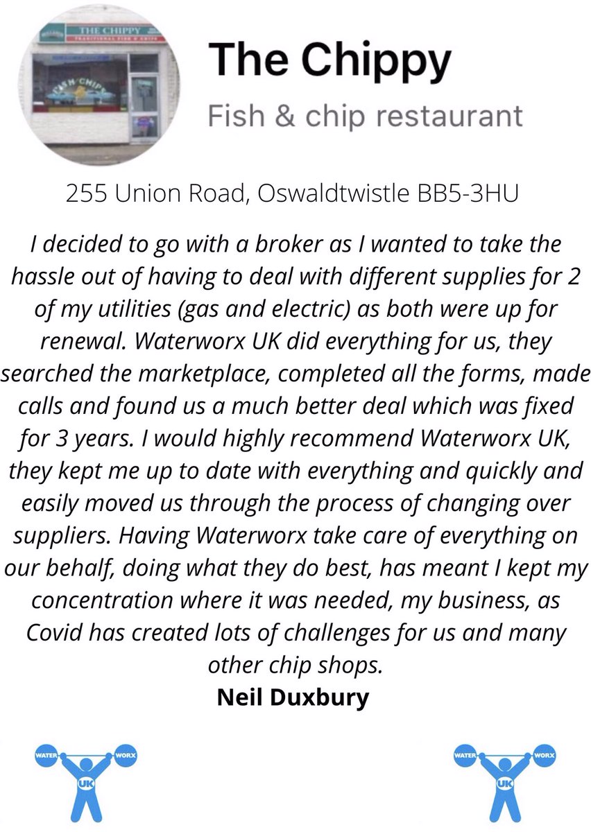 #FF <a href="/NFFF_UK/">NFFF - National Federation of Fish Friers</a> Fish 🐟 N Chips Fryday
<a href="/MiddletonFrying/">Middletons Fish Frying</a> <a href="/GBFishNChips/">British Fish & Chips</a> <a href="/TheEllerby/">The Ellerby</a> <a href="/castle_fishbar/">Castle Fish Bar</a> <a href="/Thecrispycod/">THE CRISPY COD</a> <a href="/JitsPlaice/">Jit's Plaice</a> <a href="/SolePlaice/">Sole Plaice</a> <a href="/HarboursidePlym/">Harbourside Fish and Chips</a> <a href="/ChippyChippyMon/">Chippy Chippy</a> <a href="/KnightsFish/">KnightsFishRestaurant</a> <a href="/AuckleyFriery/">AuckleyFriery</a> <a href="/FishKitchen1854/">Fish Kitchen 1854</a> <a href="/Bathfishchips/">Bath Fish & Chips</a> <a href="/PimpMyFishUK/">Pimp My Fish</a> <a href="/KFisheries/">Kyle Fisheries</a> <a href="/ppierchippy/">Paignton Pier Chippy Co.</a>