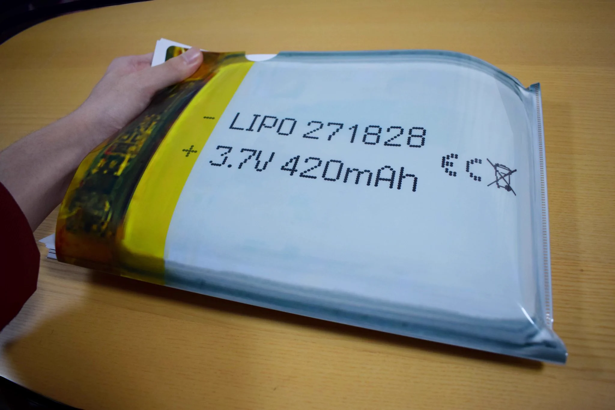 書類を入れれば入れるほど不穏になる！リチウムポリマー電池デザインのクリアファイルw