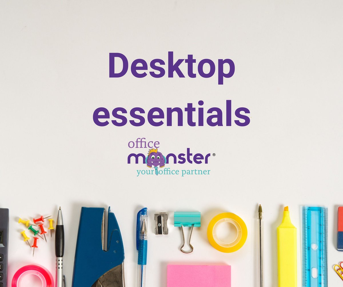 Keep your desk stocked up with all the essentials. Check out our website 👉 officemonster.co.uk #stationery #office #furniture