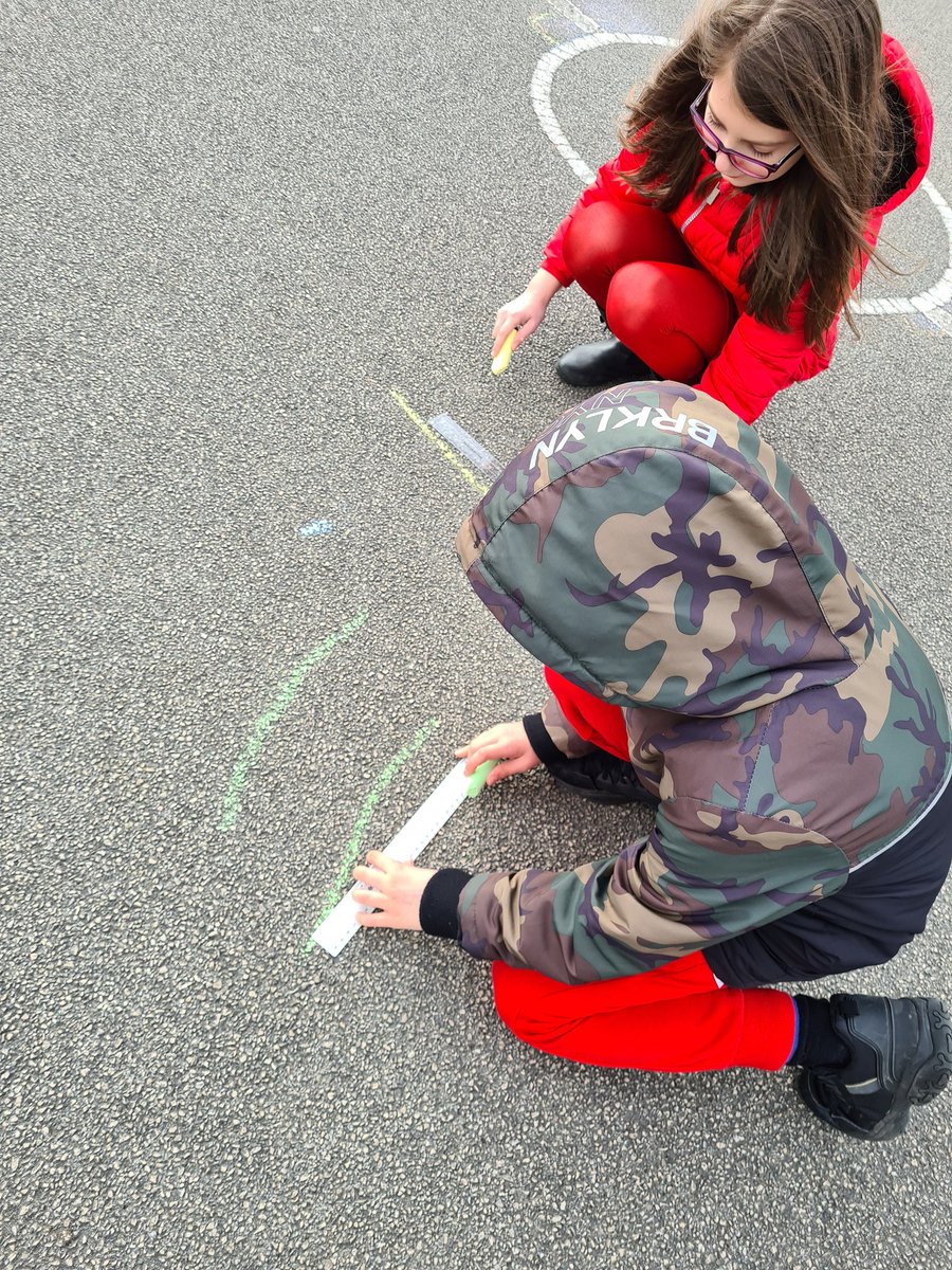 Class5M_WS's tweet photo. We've had fun outside measuring line today and converting cm into mm!
Some of us even converted to m too!
#outdoormaths https://t.co/9h60dk2w3s