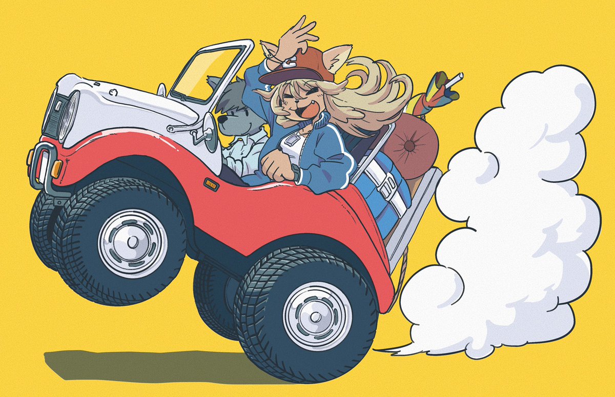 「私の描く乗り物の絵は過日亡くなられた大塚康生さんの絵をかなり参考にさせてもらって」|フジワラヨシト|ｲﾗｽﾄﾚｰﾀｰのイラスト
