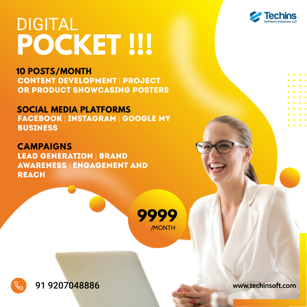 TechinSoftware's tweet image. SOCIAL MEDIA BOOSTER PACKAGE
&quot;DIGITAL POCKET &quot;
@TechinSoftware  
Web Development Mobile Apps Digital Marketing SEO Software Development
9207048886
techinsoft.com
#seo #digitalmarketing #webdevelopment #softwaredevelopment #website #webdesign #smo #mobileappdevelopment