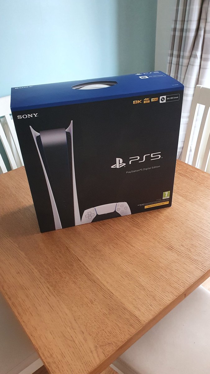 SirChines's tweet photo. Big shout out to @PS5UKStock! Just had this delivery from the Very drop on the 10th, wouldn't have grabbed one without you 💪 https://t.co/tp9iDkbH83
