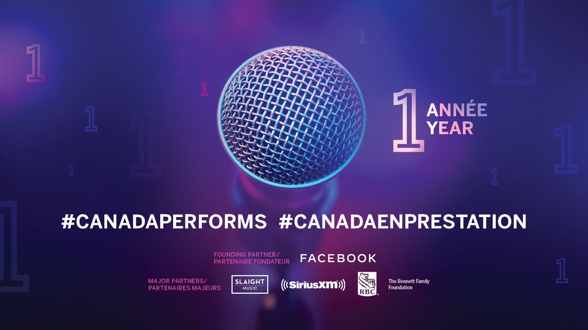 CanadasNAC's tweet image. It was a year ago today we launched #CanadaPerforms with Founding Partner @Facebook Canada as well as @SlaightMusic, @siriusxmcanada, @RBC Foundation and #TheBennettFamilyFoundation that created the $700, 000 relief fund for artists, and what a journey this year has been. 1/6