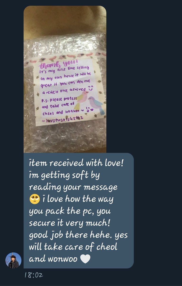 ciiiisme's tweet photo. Glad my first time handling/selling pcs went wellππ #cifeedbacks https://t.co/UIXlTbkvJw