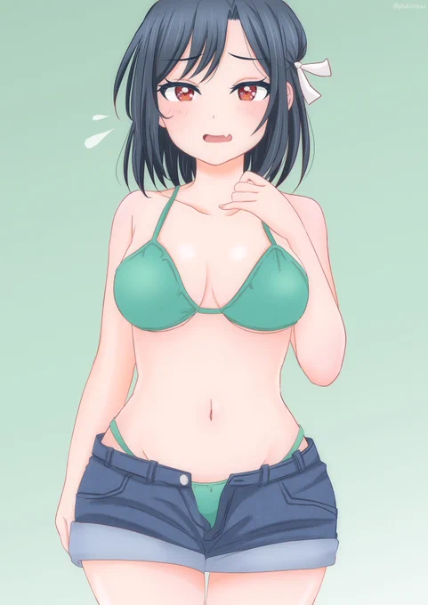 あ、あんまり見ないでください…!!?

#三船栞子 #虹ヶ咲
#lovelive 