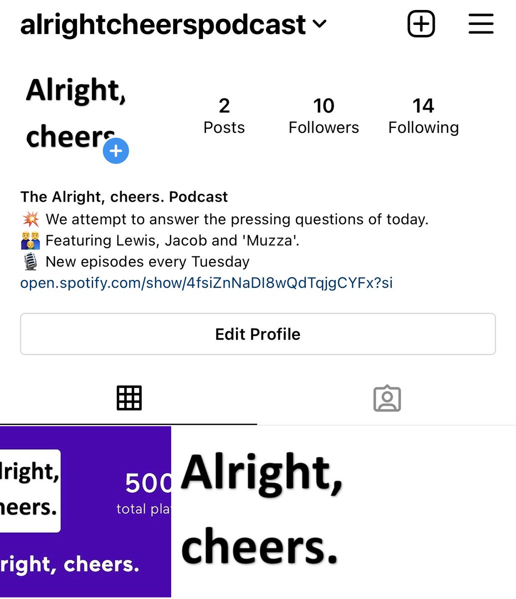 CheersAlright's tweet image. We are also on Instagram now!! Go and have a give it a follow for even more content and updates 🎉🎉 - L x