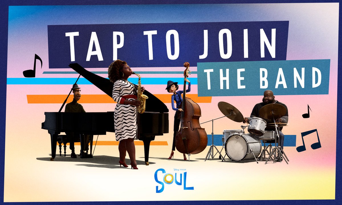 SubstanceGlobal's tweet photo. ✨Big news✨ We are finalists in the @ShortyAwards for our "Tap To Join The Band" #PixarSoul Instagram Stories. 

See our submission here:
https://t.co/iZaOFNmqib

And start voting to help us win the award. You can vote once per day, per entry from March 18th to March 31st! https://t.co/5MoVnMUutu