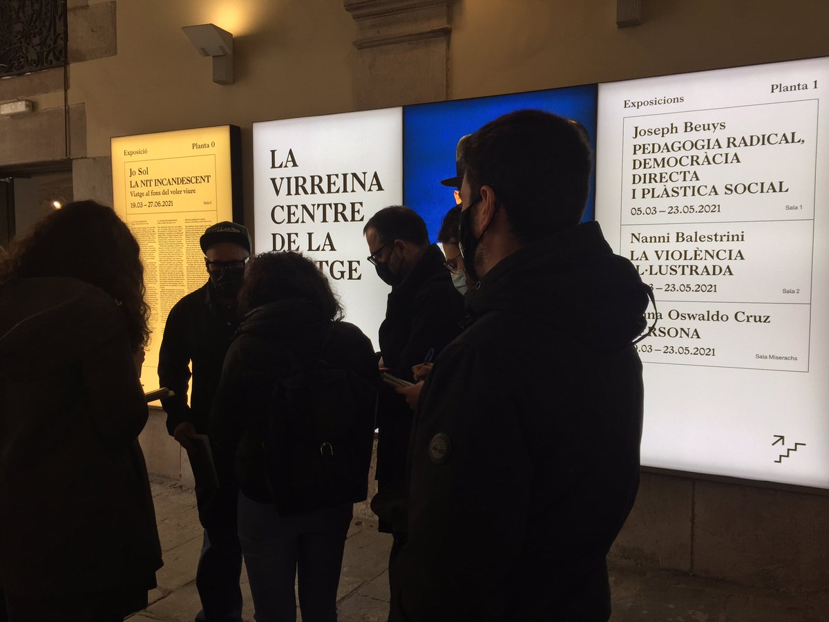 lavirreinaci's tweet image. Valentín Roma “Mes que formular preguntes, amb aquestes tres exposicions intentem donar alguna resposta”.

#NanniBalestrini #JoSol #AnnaOswaldoCruz