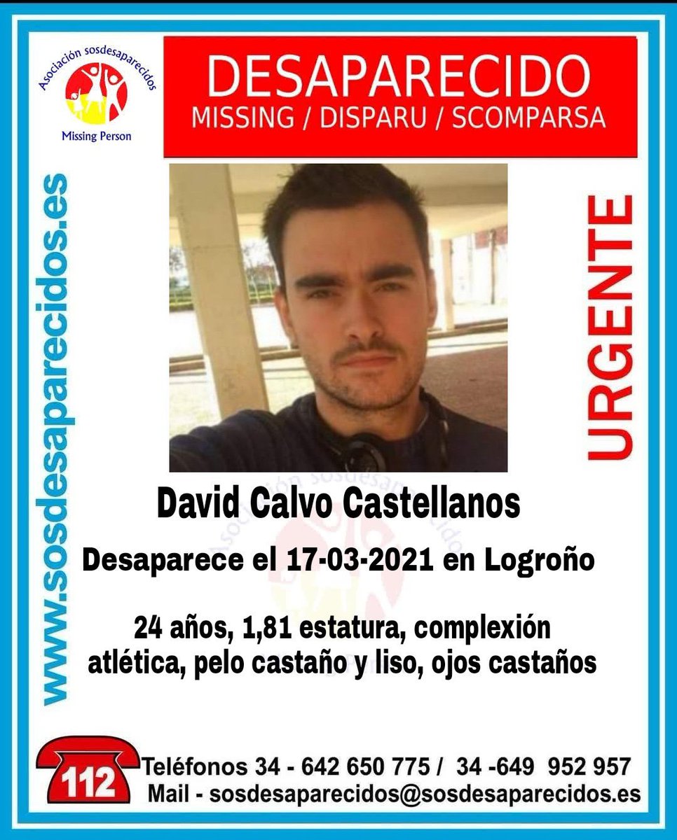 csaezgarcia's tweet photo. 🔴 PERSONA DESAPARECIDA EN LOGROÑO 🔴 https://t.co/gPzJxhl9jl