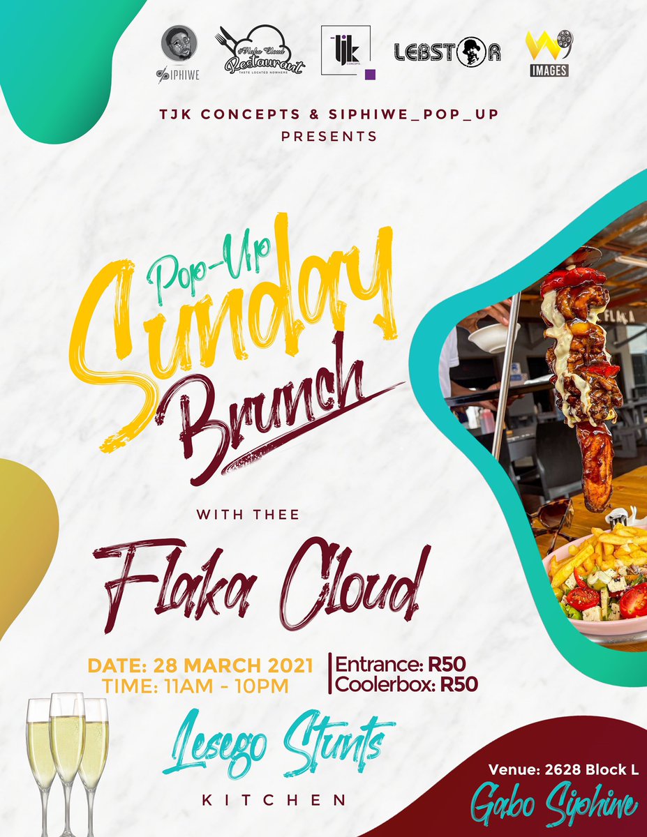 Lebstar_'s tweet image. Tjk Concepts and #FlakaCloud Restaurant presents Pop Up Sunday. 
Daytime fun, good food and great music. 

We take it back home where it all started 

Limited number of space available 

All Covid Protocols to be adhered to. 
Let’s party responsibly.