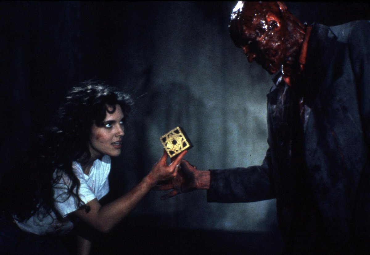 78. HELLRAISER (1987)A personal all time fave. This film redefined gothic horror in the medium. Filled with atmosphere, dread, eroticism, and blood. Every character is iconic, and the film is infinitely rewatchable. An absolute must see. #Horror365