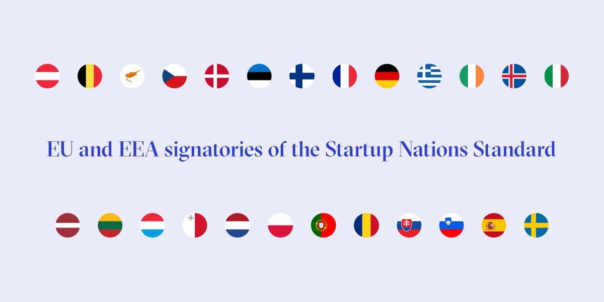 🚨 BREAKING: 25 European countries sign up to the Startup Nations Standard

#NotOptional #DigitalDay2021