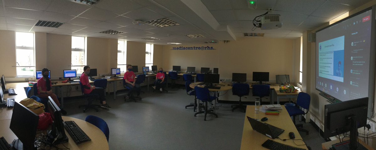 RHSBComputing's tweet image. Underway at @RoyalHighBath in the #cyberfirst girls competition semi-final. Good luck to all the #gdst schools involved.