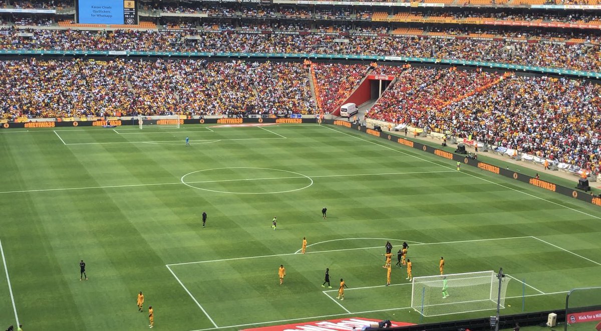 Barba_G74's tweet photo. It’s the 100th #SowetoDerby this weekend in the golden city region, home of champions. Unfortunately this milestone will be achieved without the core essence of this unique derby, the fans. We will return soon bafethu @OfficialPSL @visitgauteng @GautengSACR #SportingGP ☠️✌️ https://t.co/C1VTLf8GgD