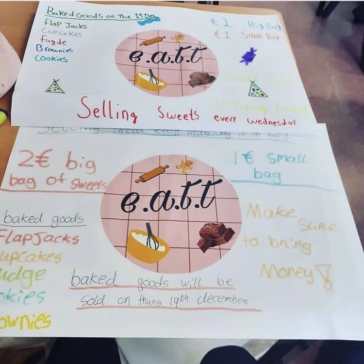 NewportCollege's tweet image. Best of luck to our TY  students Eibhlin Dean, Anna Hassett, Tracey English and Tori Jackson who are completing in the Student County Enterprise Finals today
The girls had an excellent mini business called E.A.T.T @tipperarystudententerprise