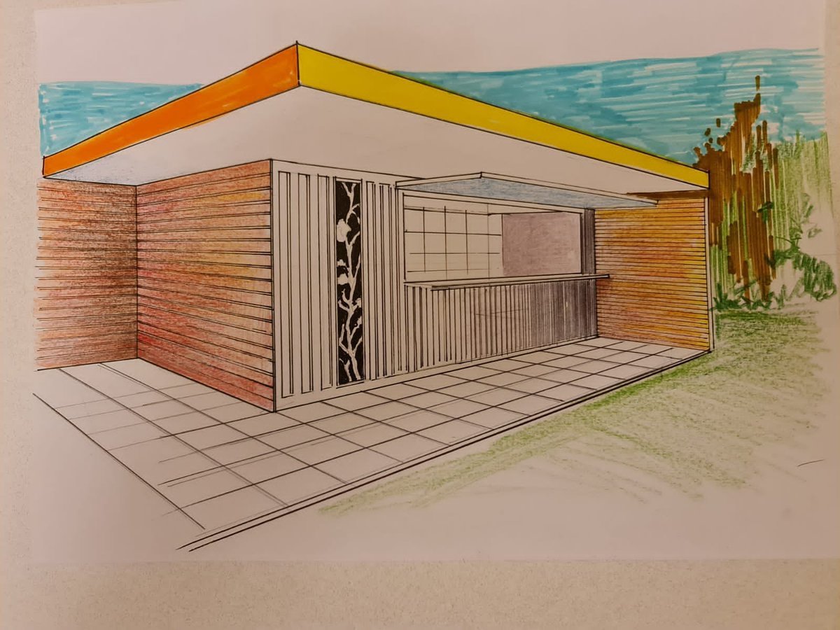 amosanetwork's tweet photo. Architectural design of a refurbishment kiosk that will be cited on the School field along with seats. This is a project by the @AMOSAUK. Which name would you suggest for it?

#ProudlyAggrey https://t.co/ipoPzYSQzf