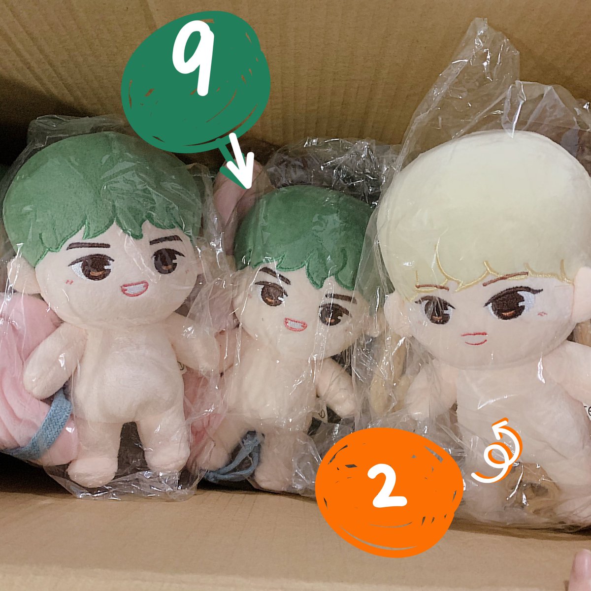 BABYWINNER0's tweet photo. Hello everyone 🌸the factory finally send me the repaired new dolls，if u need stocks plz dm me❤️❤️❤️9 Mino, 16 Jinu, 0 Loony, 2 Yoony。 https://t.co/myhvFNKIJD