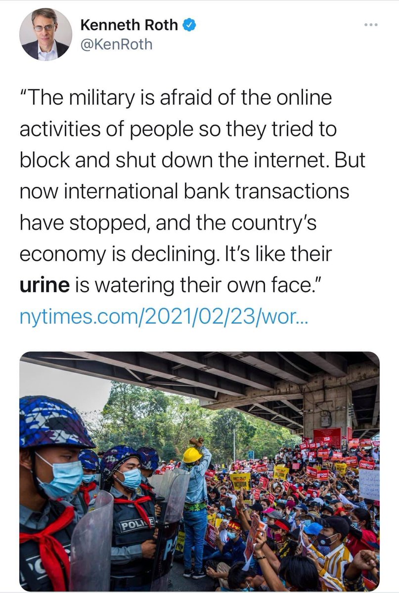 NaomiWin114's tweet photo. Stop going to @yorkuniversity Canada. Honestly I didn’t think people could get anymore fucked in the head . Saying “people just don’t get shot for protesting” Yes we do get HEADSHOTS in Myanmar 🇲🇲 you piece of shit @EmanoilBigBrain 
#WhatsHappeninglnMyanmar 
#RejectMilitaryCoup https://t.co/Vkwyys4KEU