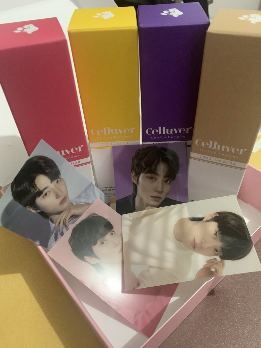 hyunjaesbox's tweet photo. Celluver x Hwang Inyeop Tingi is here na! Please do note that some perfumes seemed to have leaked out (didn’t open the box to check na but kita sa labas ng boxes 😌)

#HJBupdates https://t.co/EcxpDumXC8