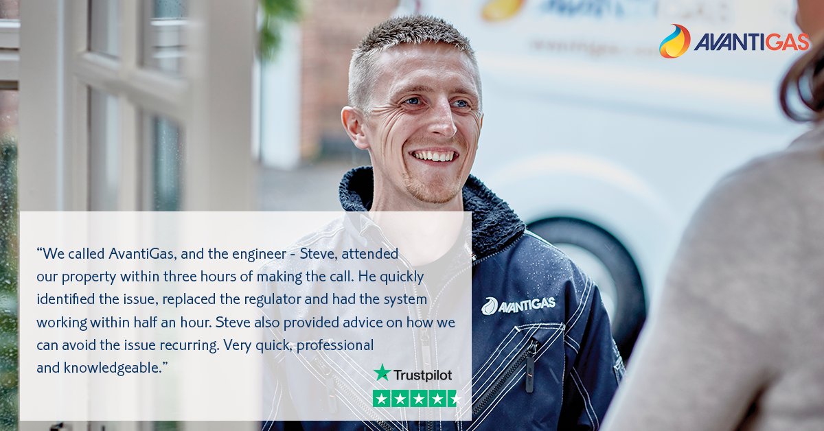 At AvantiGas we offer a great service. Don’t believe us? Check out a review from one of our customers.

uk.trustpilot.com/review/www.ava…