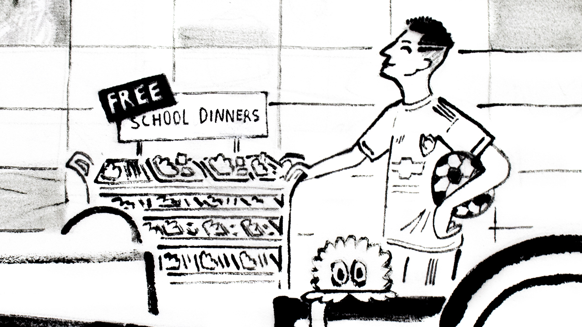 Hey <a href="/MarcusRashford/">MR14</a> - did you spot yourself in the background of my new video? <a href="/ManUtd/">Manchester United</a> #kickstarter kickstarter.com/projects/45276…