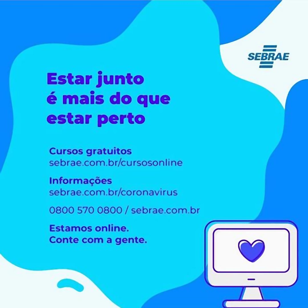 Sebraeap's tweet photo. Estar junto é mais do que estar perto!
#sebrae #sebraeap #sebraeamapá #capacitaçãosebrae #sebraeinspira #sebraepelobrasil #sebraedelas #sebraecomvocê #cursosebrae #sebraeénegócio #sebraedigital #sebraeatende #sebraeorienta #cursossebrae https://t.co/QnnawTtxau
