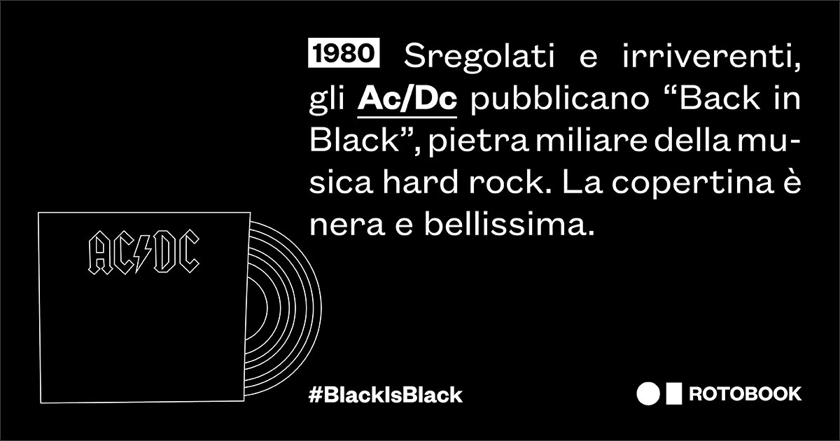 rotobook_it's tweet photo. Black is Black. #1980
#AcDc

#BlackIsBlack #Rotobook https://t.co/Ct6sv0qevh