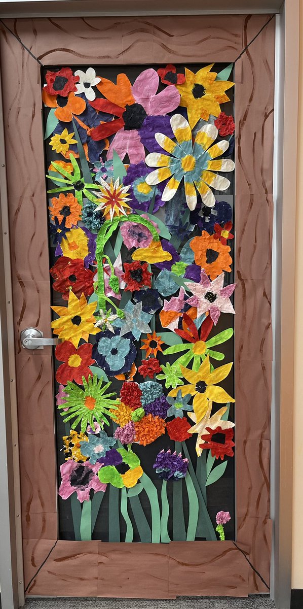 Our very own “Tangled Garden” came together quite beautifully with loads of hard work and some inspiration from J.E.H. MacDonald. #stfastewardship #collaborativeart #flowerpower