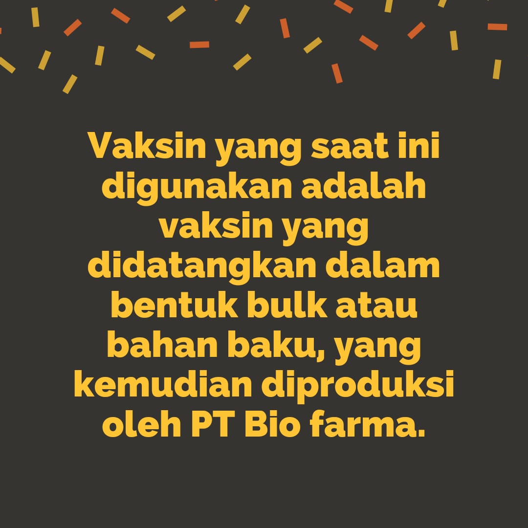 Mengenai vaksin yang kadaluwarsa 25 maret 2021, itu hanya isu yang dibuat kelompok yang ingin menggagalkan vaksinasi.
Pemerintah melalui <a href="/KemenkesRI/">Kementerian Kesehatan RI</a> dan <a href="/BPOM_RI/">Badan Pengawas Obat dan Makanan</a> menjelaskan jika vaksin yang kadaluwarsa tersebut sudah habis digunakan, Vaksin yang ada di jamin aman. 👌